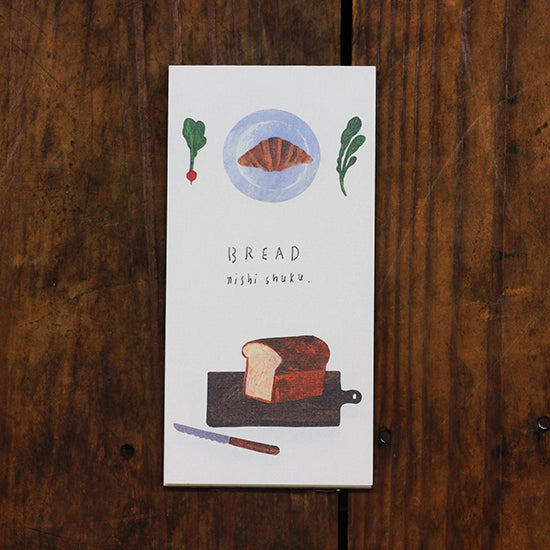 Nishi Shuku Memo Pad - Bread