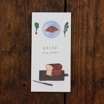 Nishi Shuku Memo Pad - Bread
