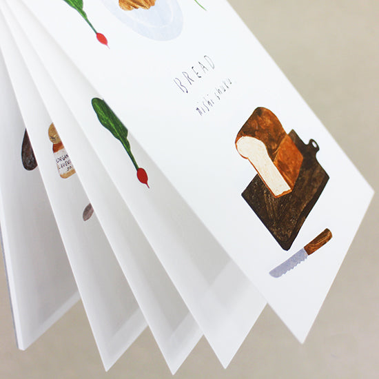 Nishi Shuku Postcard Set - Bread