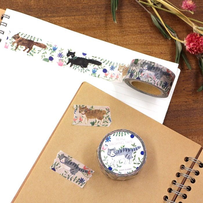 Aiko Fukawa Washi Tape - Cat