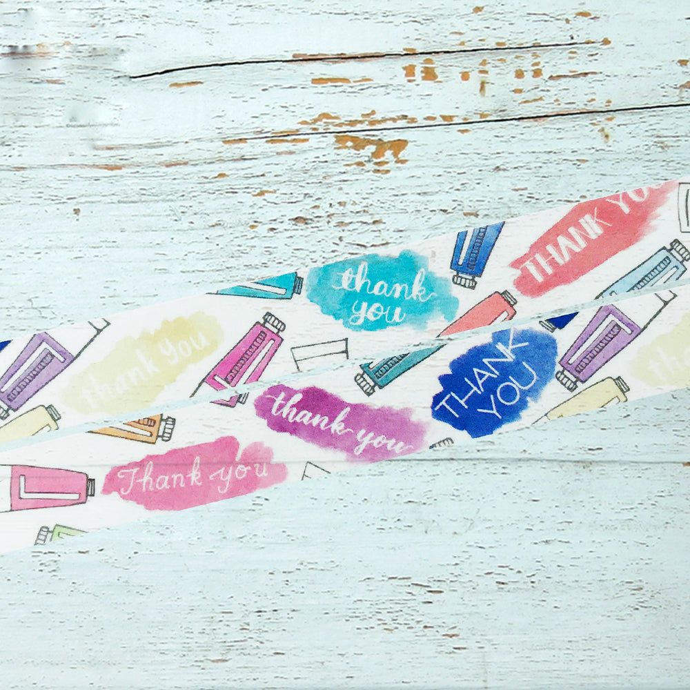Washi Tape - Watercolor (thank you)