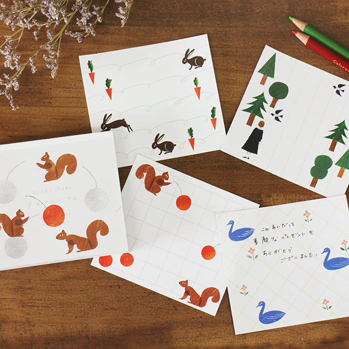 Nishi Shuku Square Memo Pad - Favorite