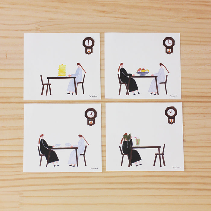 Necktie / Square Memo Pad - Cafe