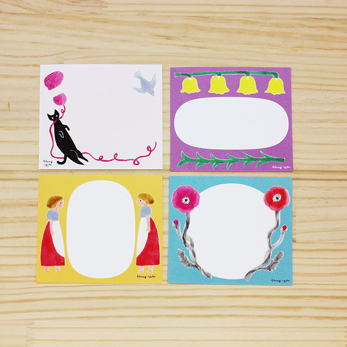 Yuka Hiiragi Square Memo Pad - Day