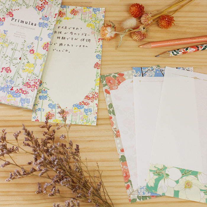 Emily Burningham Memo Pad - Primulas