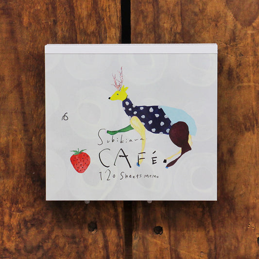 Subikiawa Square Memo Pad - Cafe