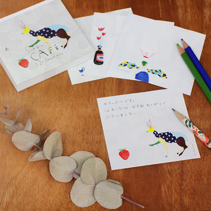 Subikiawa Square Memo Pad - Cafe