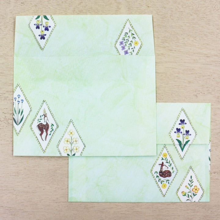 Midori Asano Envelope Set - Deer Dream