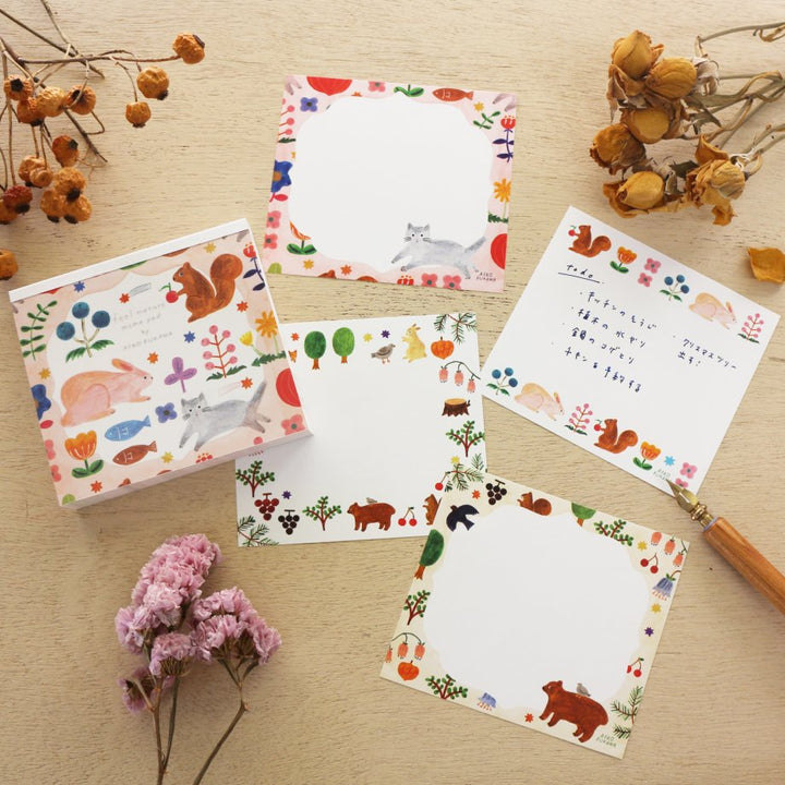 Aiko Fukawa Square Memo Pad - Feel Nature