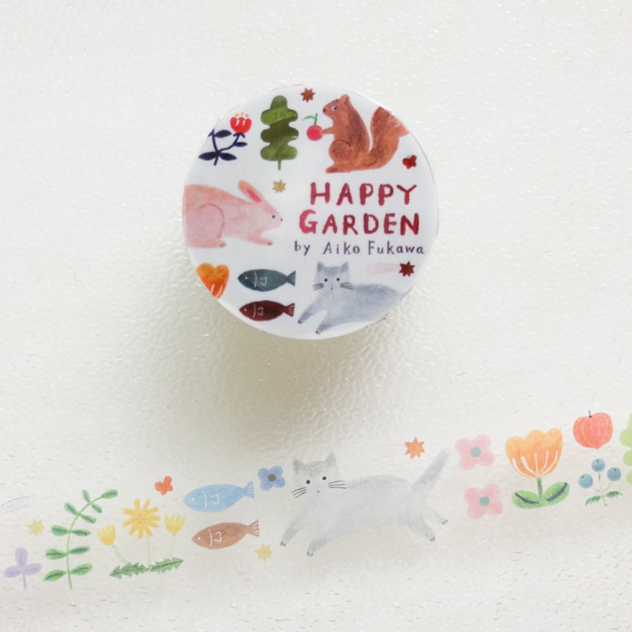 Aiko Fukawa Clear Tape - Happy Garden