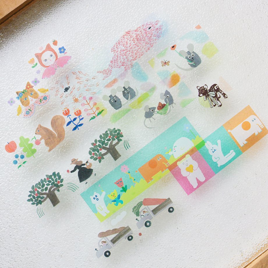 AIUEO Clear Tape - Sunny Days