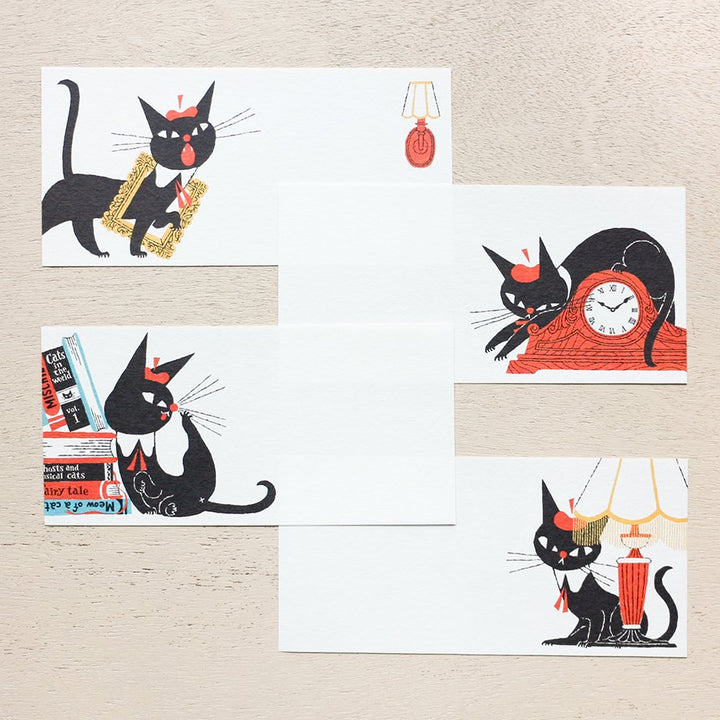 Memo Pad - Black Cat Robin