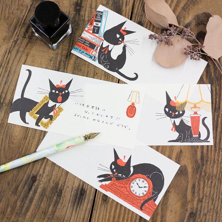 Memo Pad - Black Cat Robin