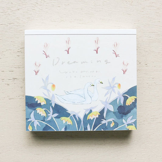 Yuka Hiiragi Square Memo Pad - Dreaming