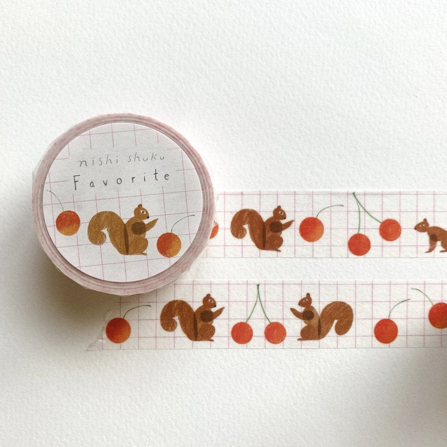 Nishi Shuku Washi Tape - Favorite