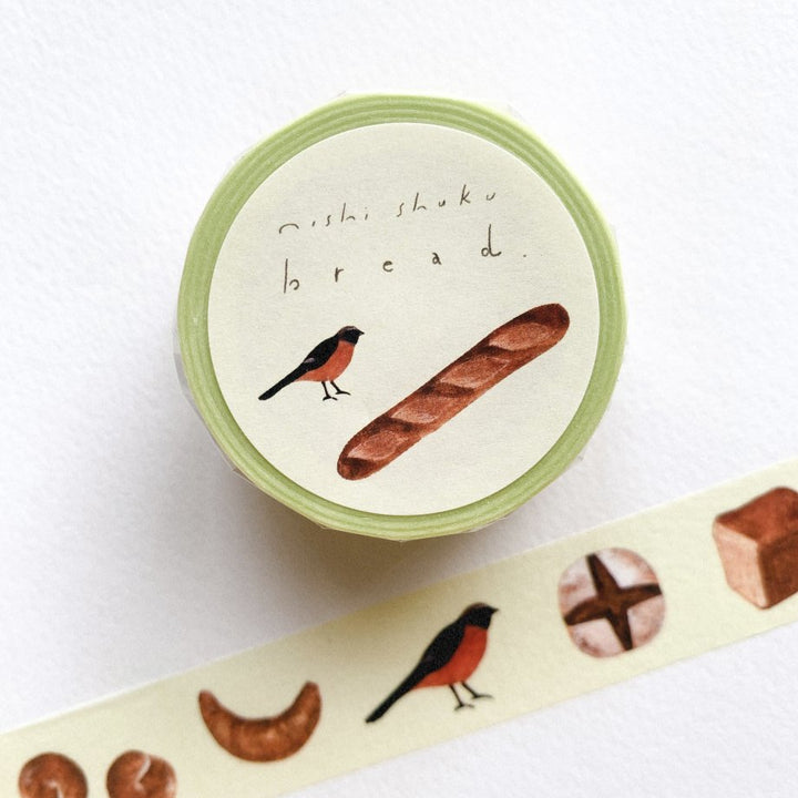 Nishi Shuku Washi Tape - Bread