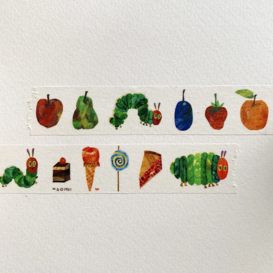 Eric Carle Washi Tape - The Very Hungry Caterpillar / Fruits