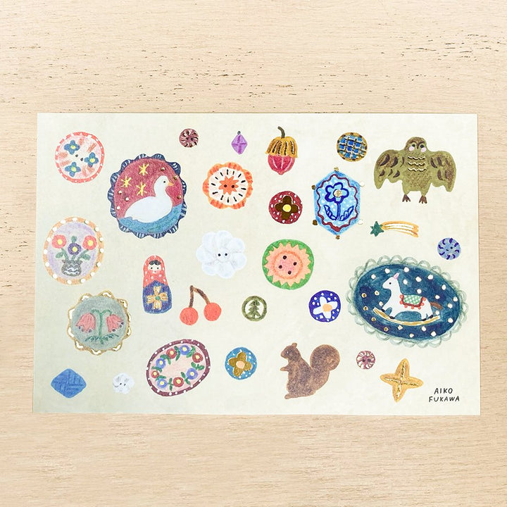 Aiko Fukawa Postcard - Brooch