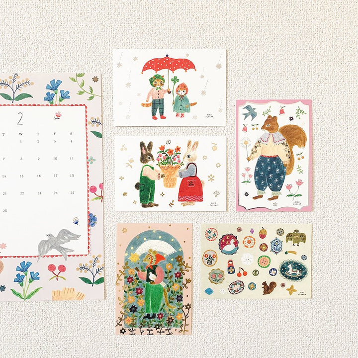 Aiko Fukawa Postcard Set - Raindrops