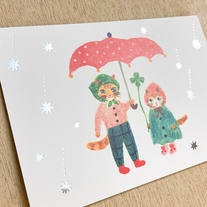 Aiko Fukawa Postcard Set - Raindrops