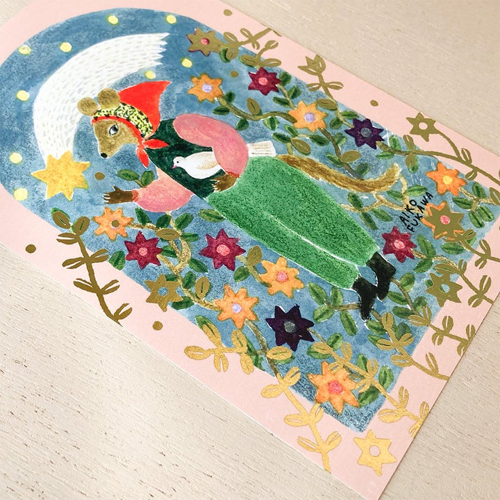 Aiko fukawa Postcard - Amulet