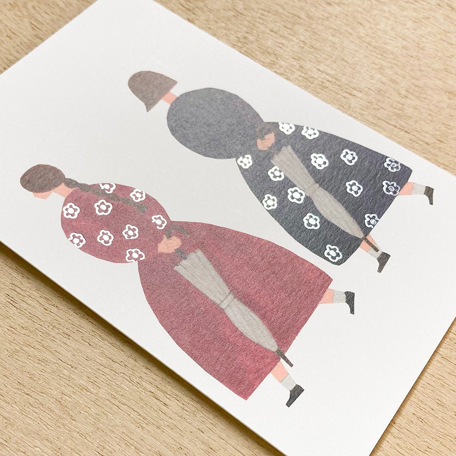 Necktie / Postcard - It Might Rain