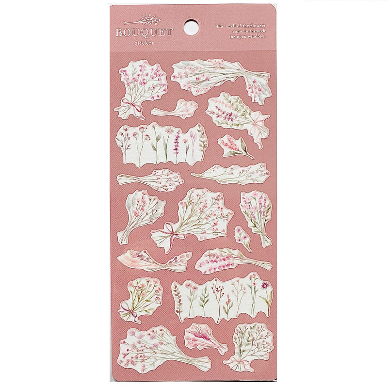 Bouquet Stickers - Pink