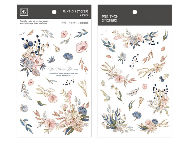 MU Print-on Stickers - Be Always Blooming