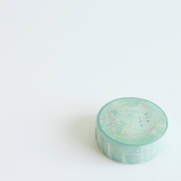 Yohaku Washi Tape - Green