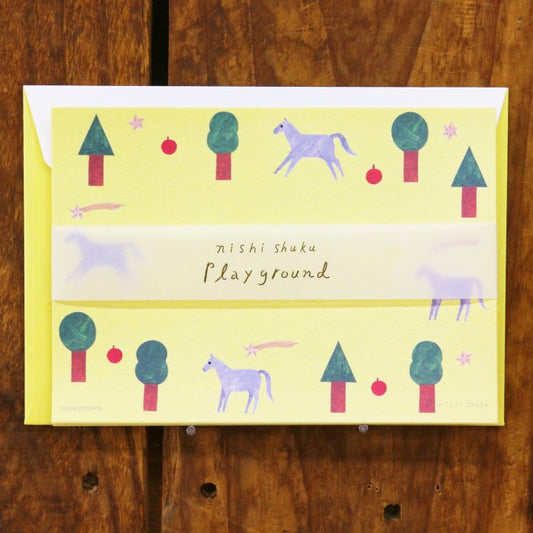 Nishi Shuku Mini Letter Set - Playground