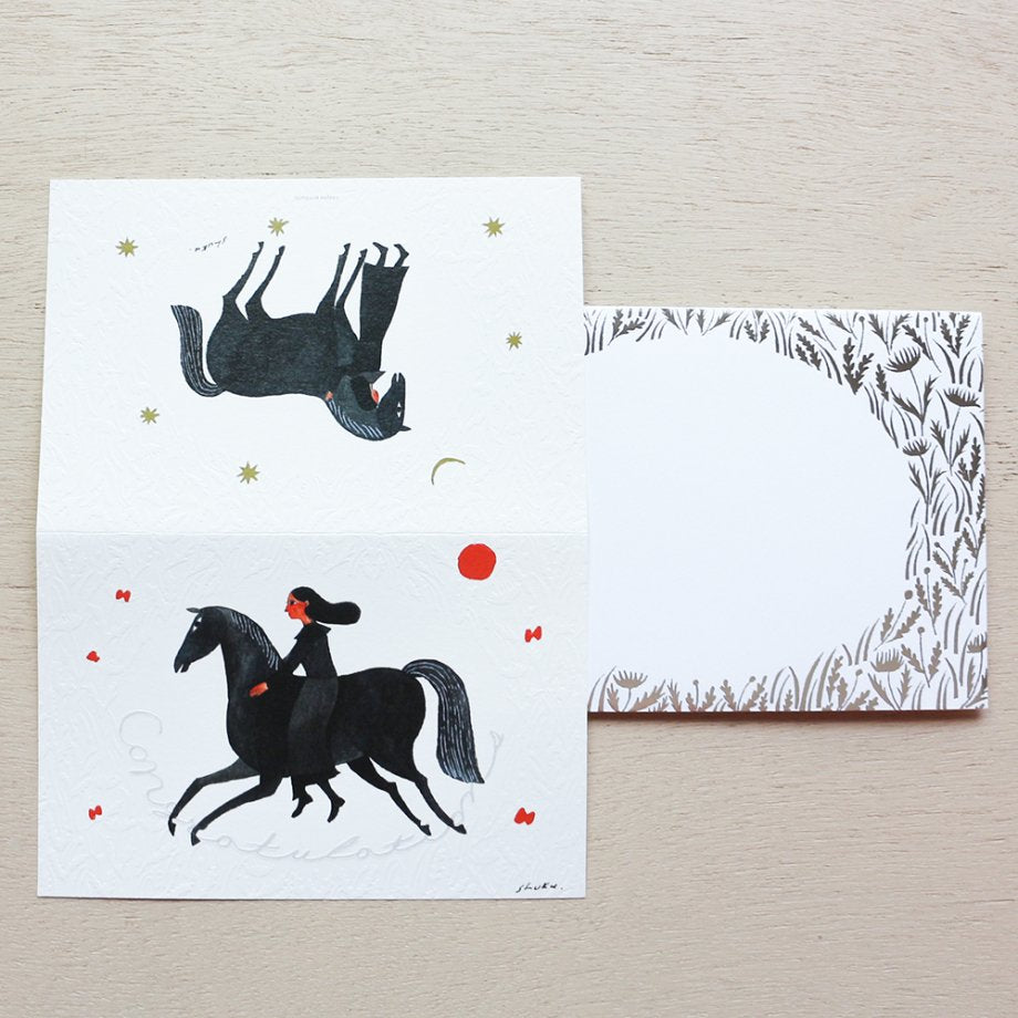 Nishi Shuku Birthday Card - Flower Garden