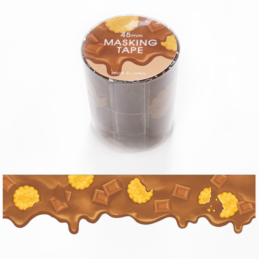 Wide Die-cut Chocolate Washi Tape