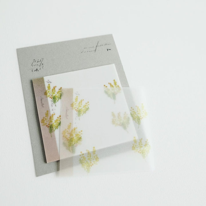 Yohaku Glassine Sticky Note - Mimosa