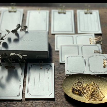 Letterpress Stickers Set