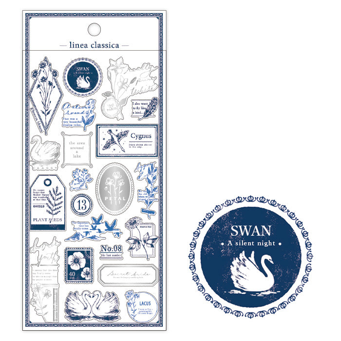 Classic Stickers - Swan