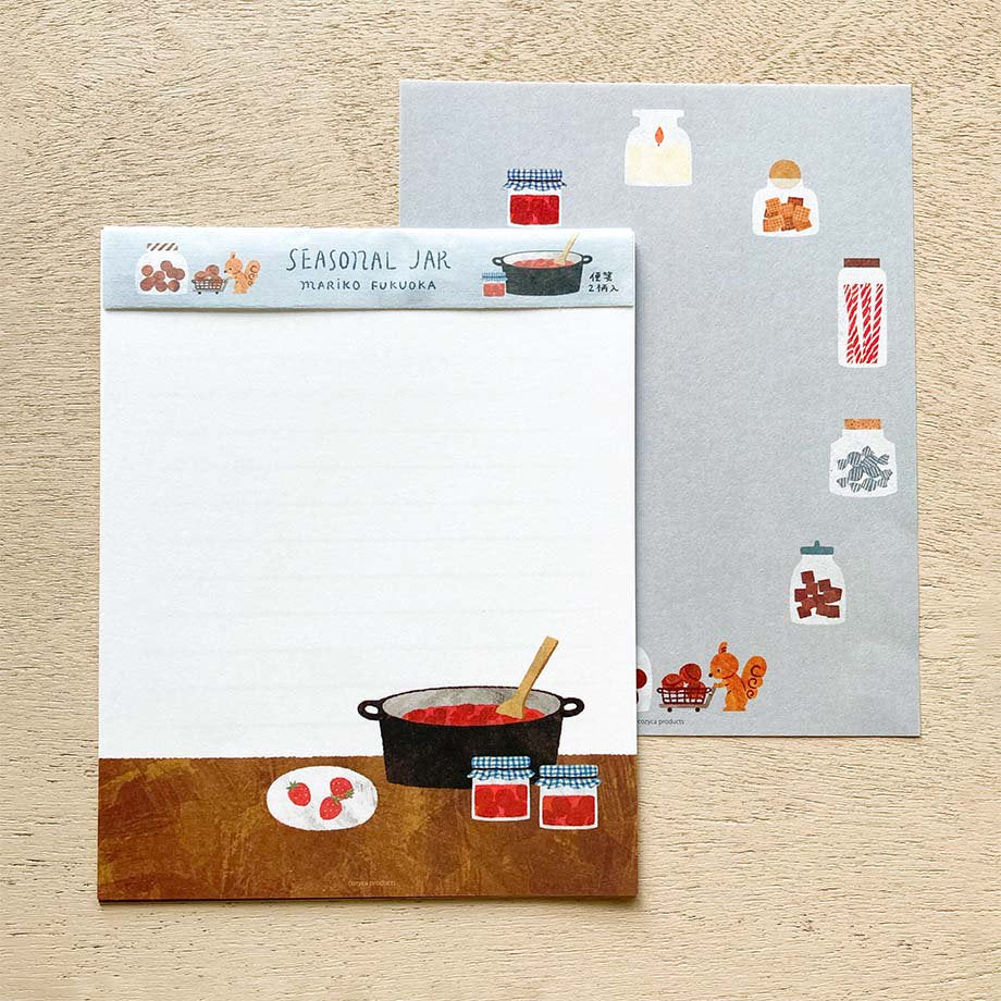 Mariko Fukuoka Letter Set - Seasonal Jar