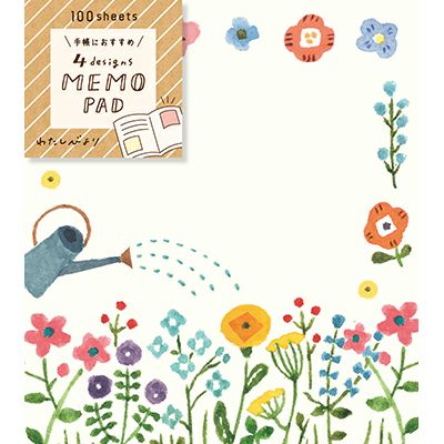 Me Time Memo Pad - Flowers