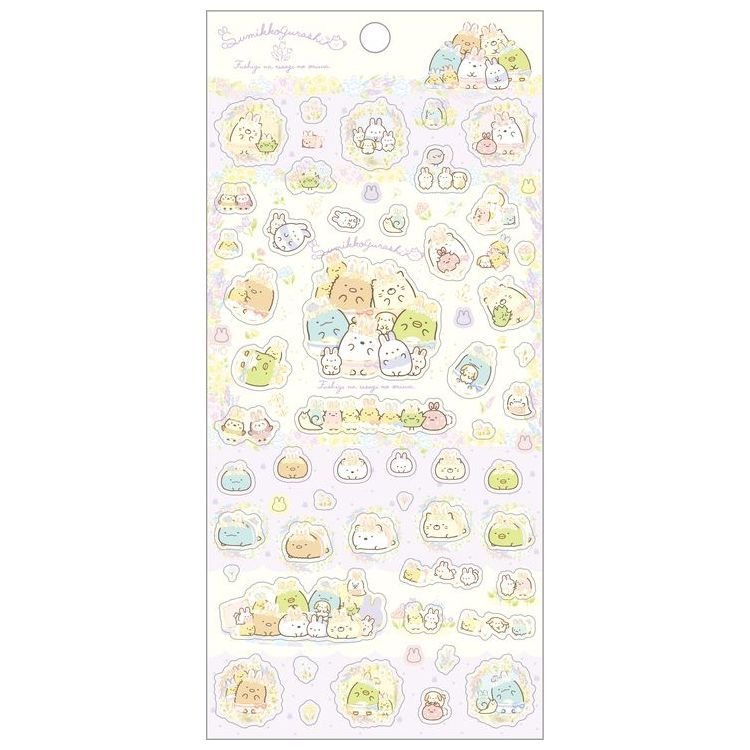 Sumikkogurashi Stickers - Flower Garden