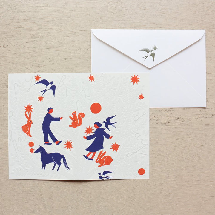 Nishi Shuku Birthday Card - Tree