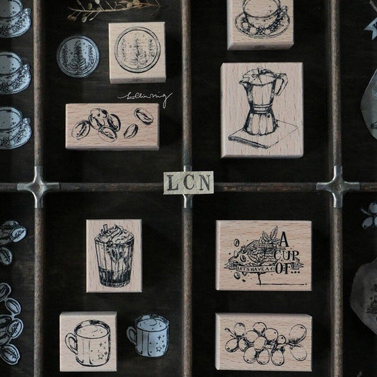 LCN Coffee Stamp Set - Vol.1