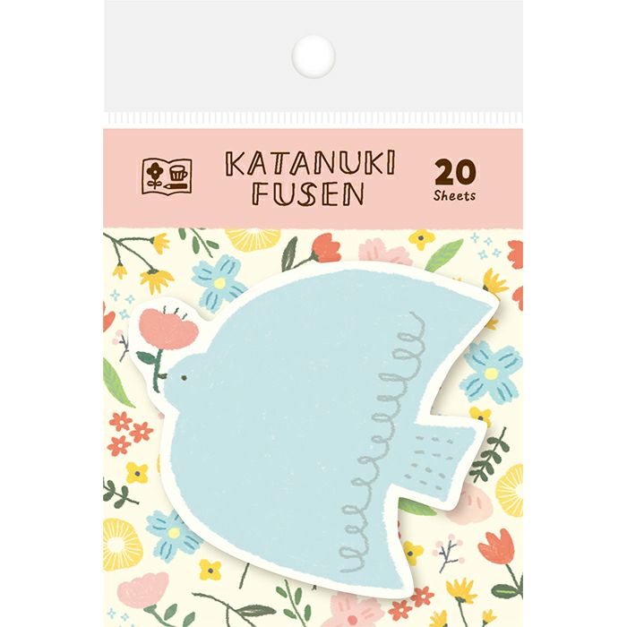 Die-cut Sticky Note - Blue Bird