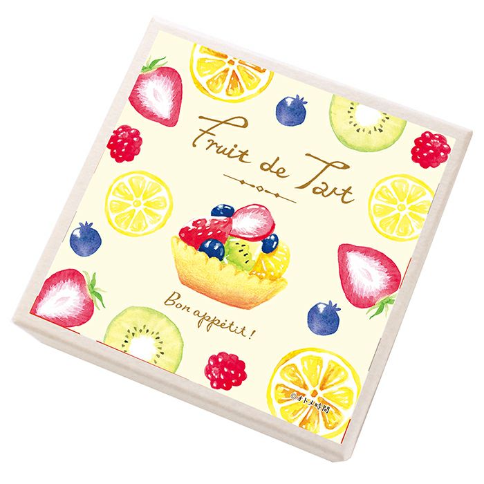 Patisserie Box Memo Pad - Fruits Tart