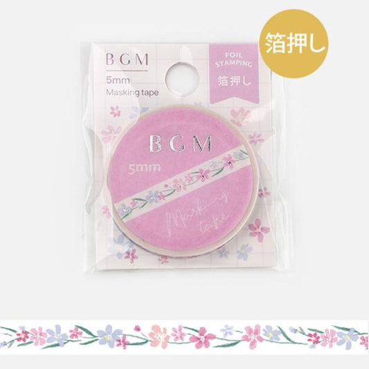 Slim Washi Tape - Flowers