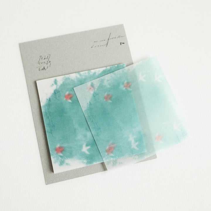 Yohaku Glassine Sticky Note - To That Sky