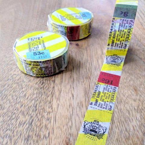Sunny Sunday Washi Tape - Vintage Tickets