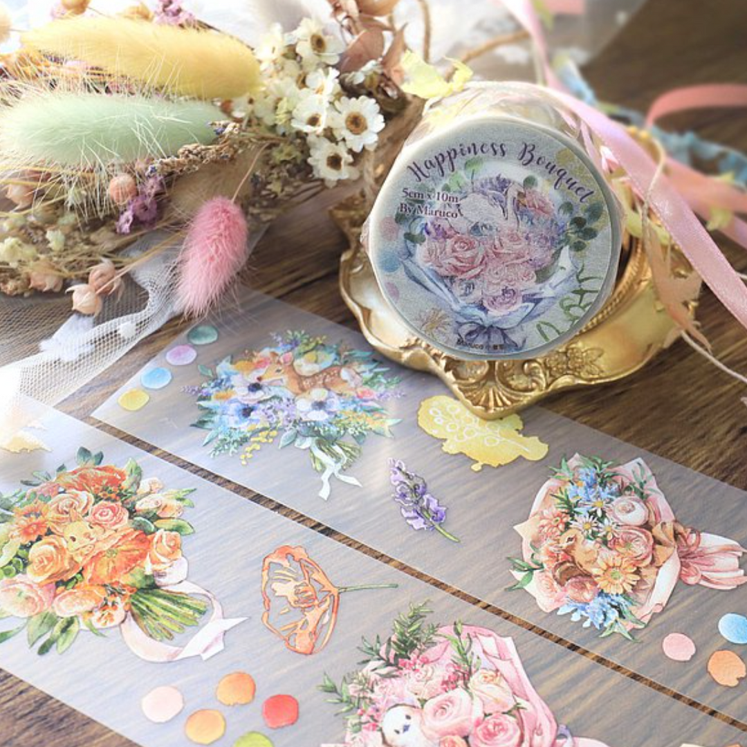 PET Washi Tape - Bouquet of Happiness