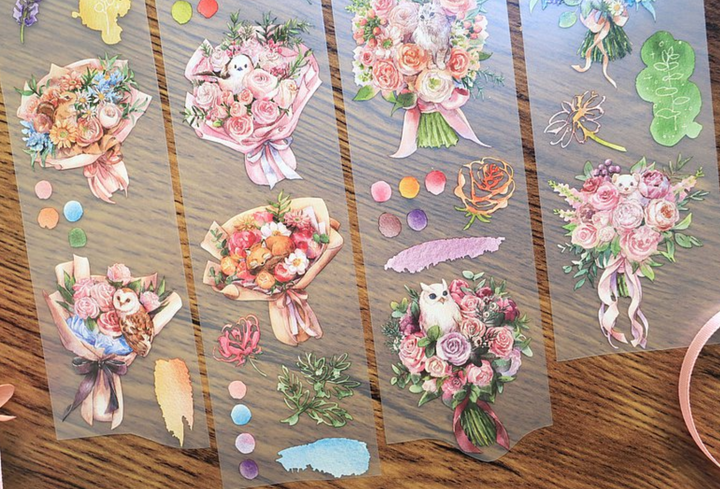 PET Washi Tape - Bouquet of Happiness