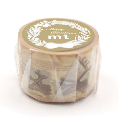 Limited Edition mt Washi Tape - Encyclopedia Reindeer