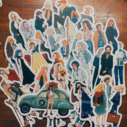 Sticker Set - Bon Voyage (30 pieces)