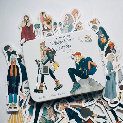 Sticker Set - Bon Voyage (30 pieces)